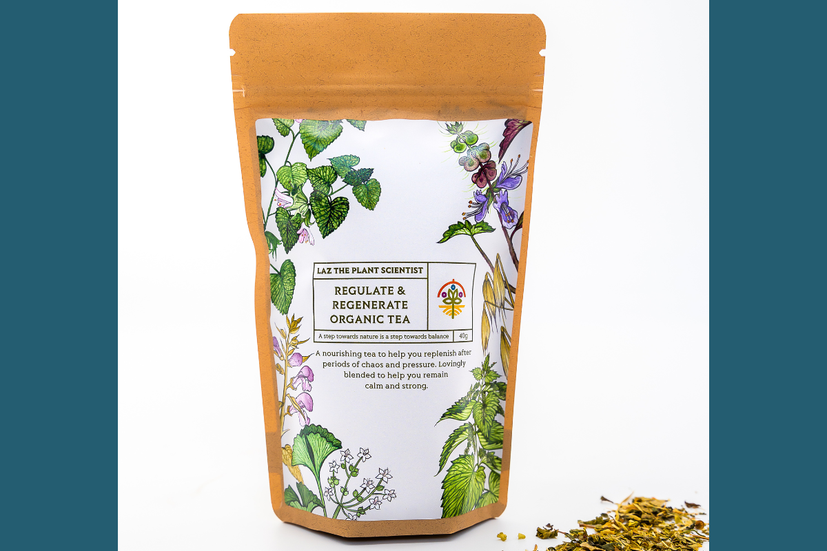 Laz The Plant Scientist Regulate & Regenerate Organic Tea
